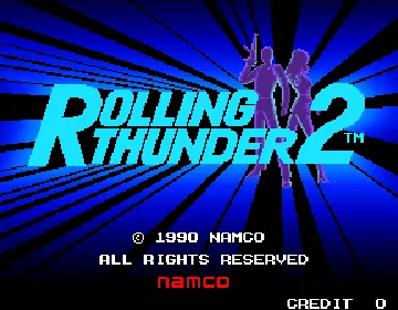 Rolling Thunder 2 screen shot title